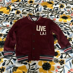Zara Kids Varsity Bomber Jacket Size 6